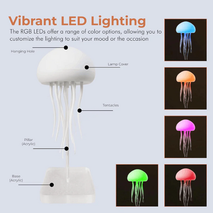Jellyfish lamp glow detail